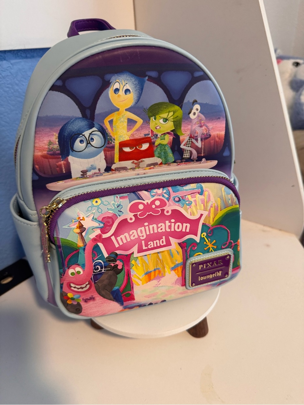 Loungefly Pixar Imagination Land Backpack - Purple & Light Blue (2nd bag)